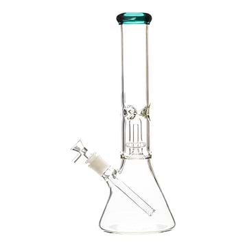 Color Tip Perc Bong - 14in
