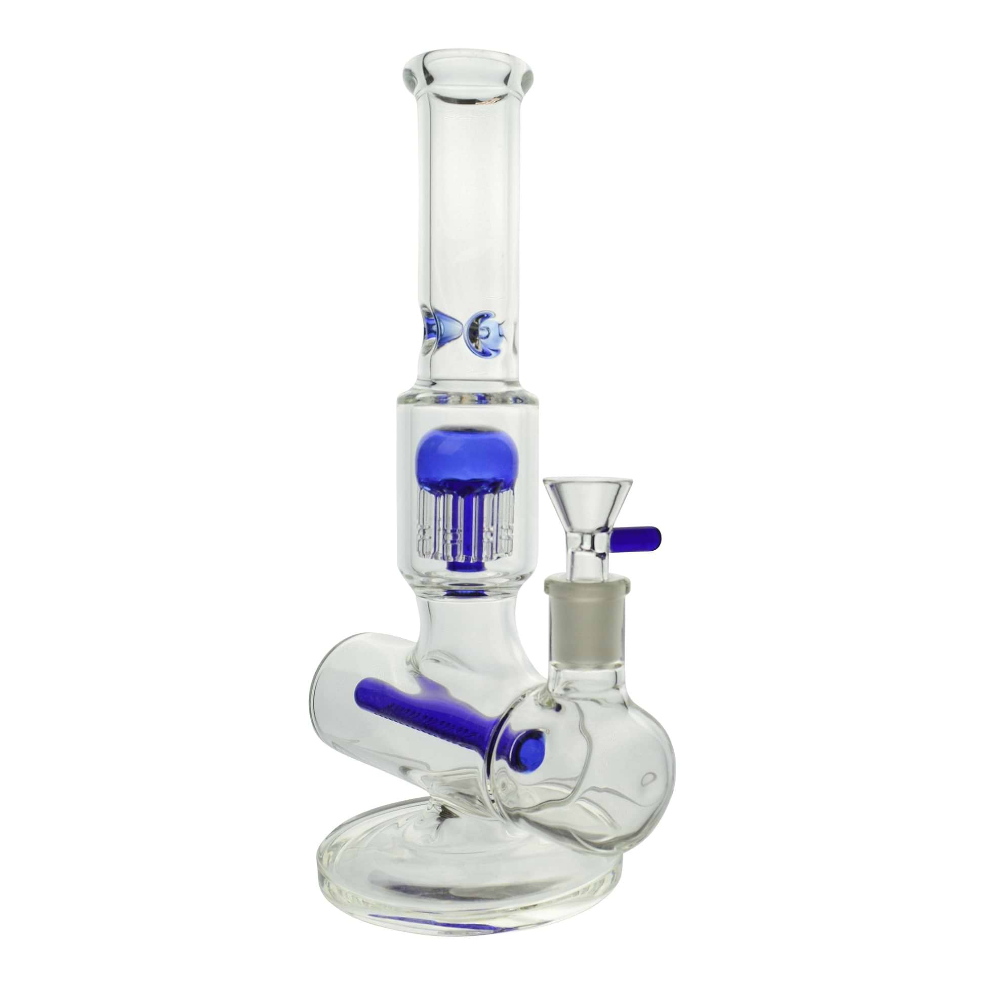 Colored Inline Perc Bong - 10in