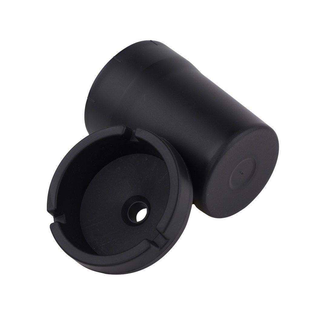 Fun silicone ashtray smoking accessories in black color and pail bucket shape design and look