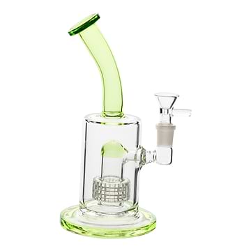 Domed Cap Bong - 8in Lime