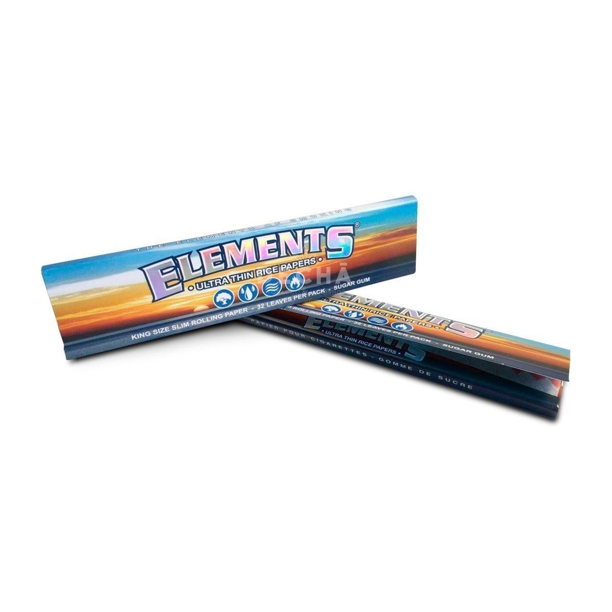 Elements Rolling Papers - 3 Pack King Size Slim