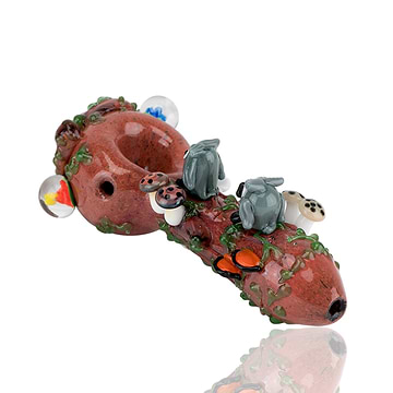 Empire Glassworks Hooties Forest Small Spoon Pipe - 4.5in