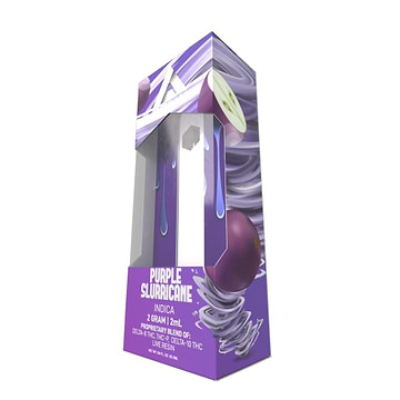 Extrax LIve Resin Blend Vape - 2000mg Purple Slurricane