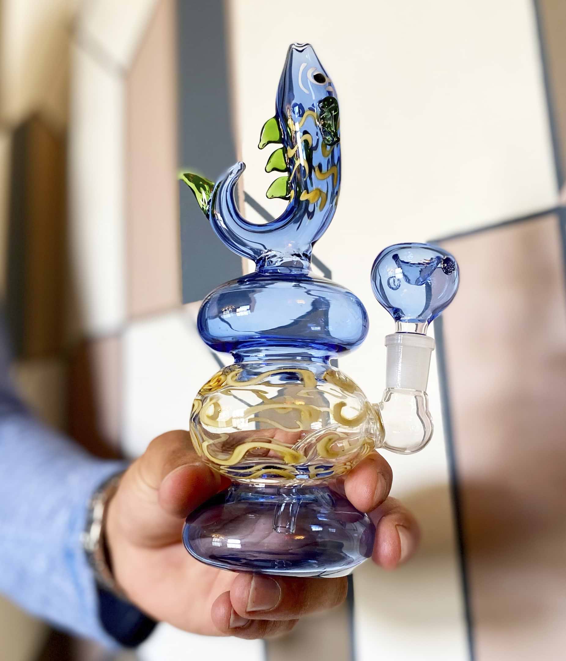 Fish Out Of Water Bong - 9in