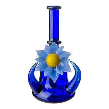 Flower Chariot Bong by Della Luna Glass
