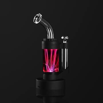 Flux Plasma Light Water Bong - 12in