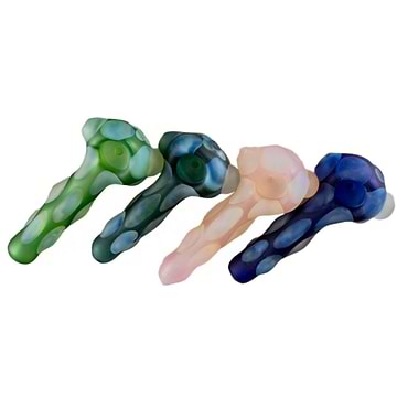 Frosted Bumpy Spoon Pipe - 4.5in