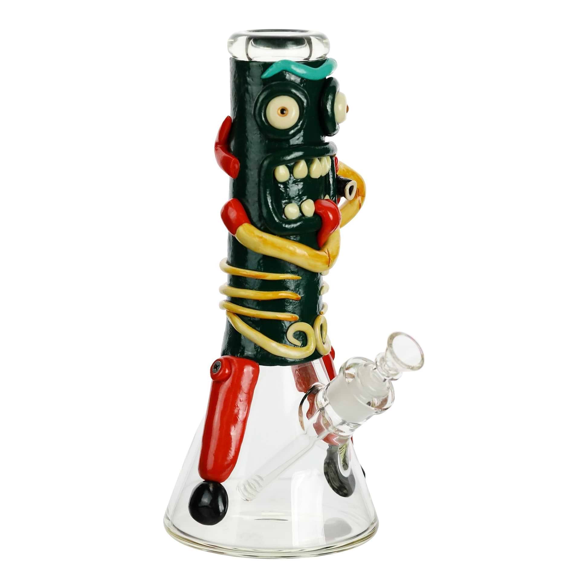 Glowing Mythical Protector Bong - 12.5in