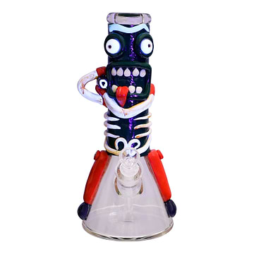 Glowing Mythical Protector Bong - 12.5in