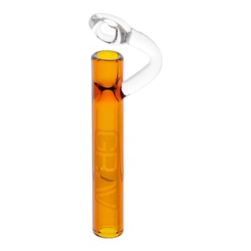 Amber Sleek GRAV concentrate oney one hitter smoking device with a nail elegant design