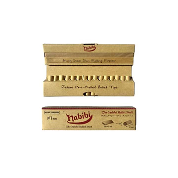 Habibi 2-in-1 Pre Rolled 7mm Tips and Papers