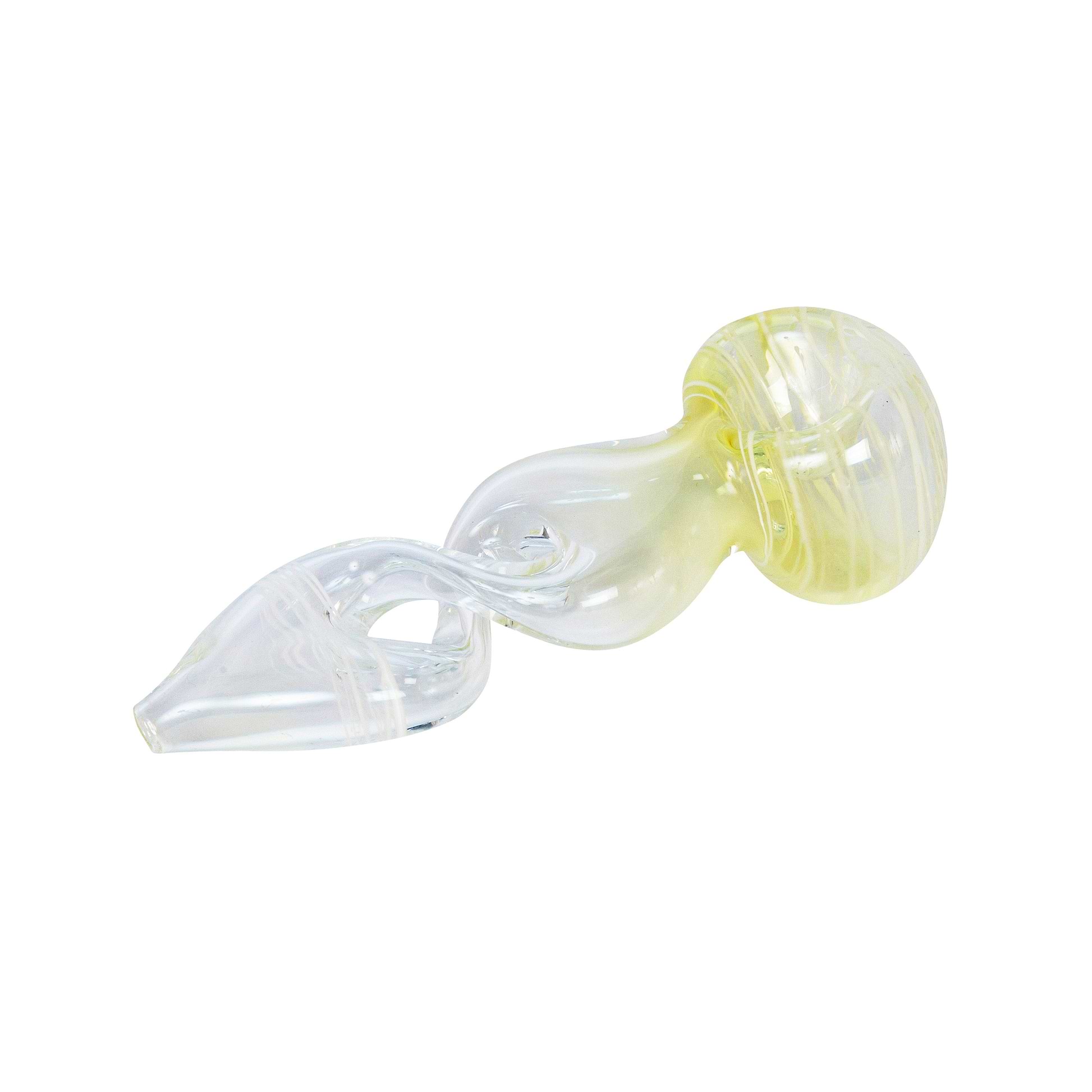 Infinity Glass Pipe - 4.5in White