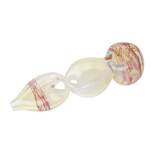 Infinity Glass Pipe - 4.5in Red
