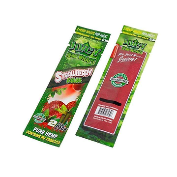 Juicy Hemp Wraps - 2 Pack Strawberry Fields