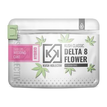 Kush Kolectiv Delta 8 Flower 8000mg / Wedding Cake / Hybrid