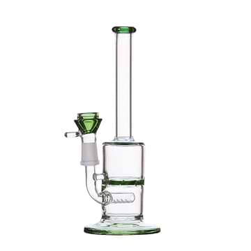 7.5-inch glass bong smoking device classic shape 3mm thickness sturdy baseeasy-to-use refreshing accents