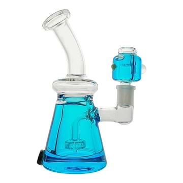 Mini Colored Chiller Bong - 7in Blue