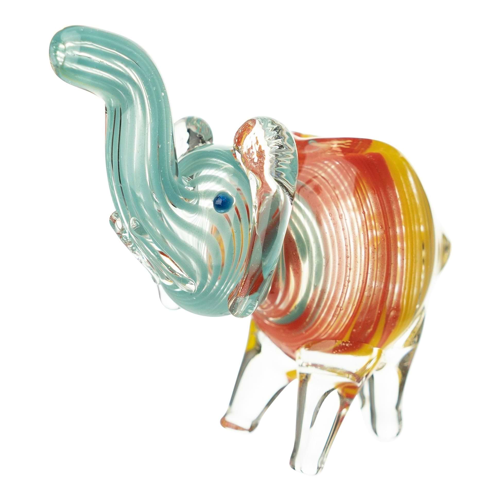 Multi-Color Horton Glass Pipe - 3in