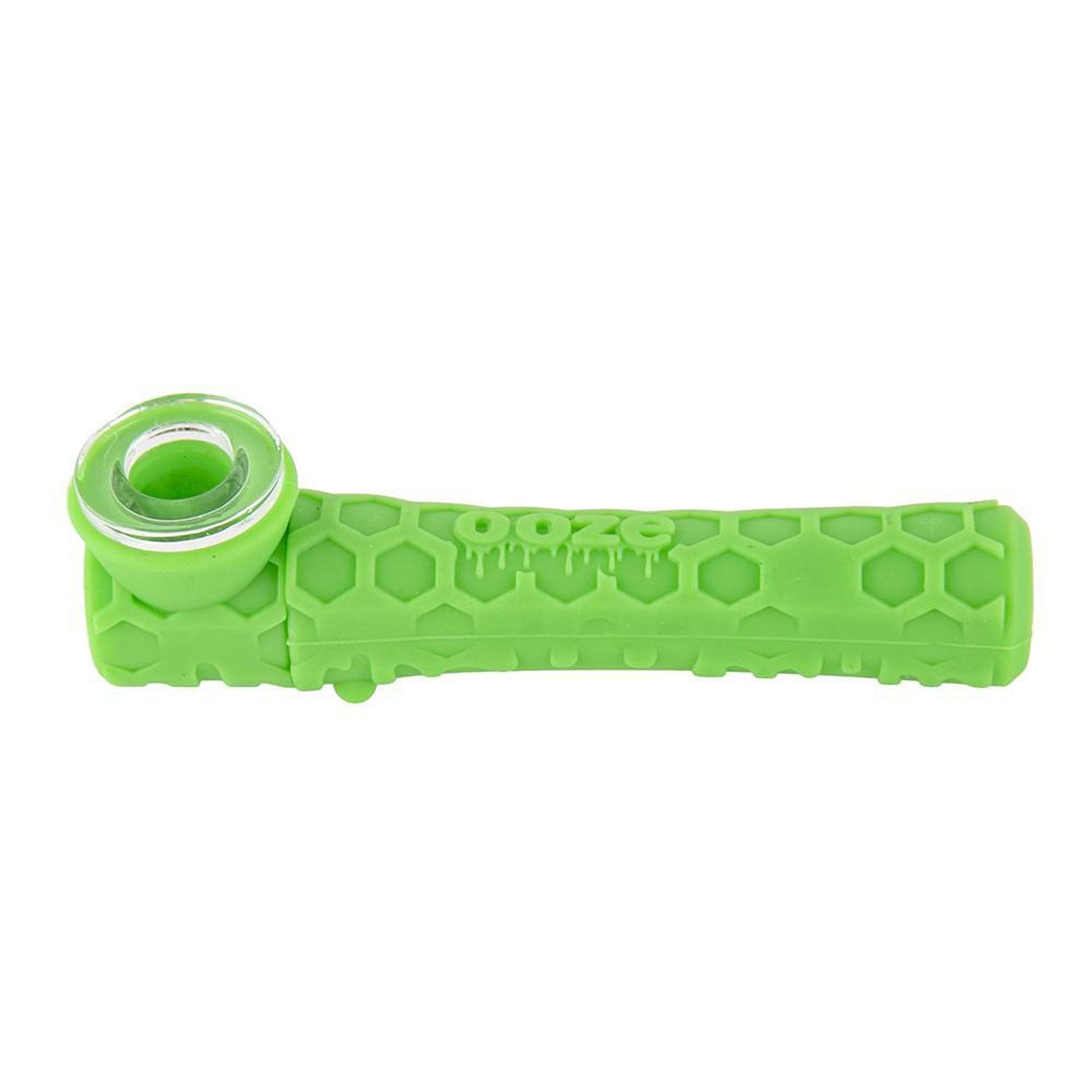 Ooze Silicone Hand Pipe - 5in Green