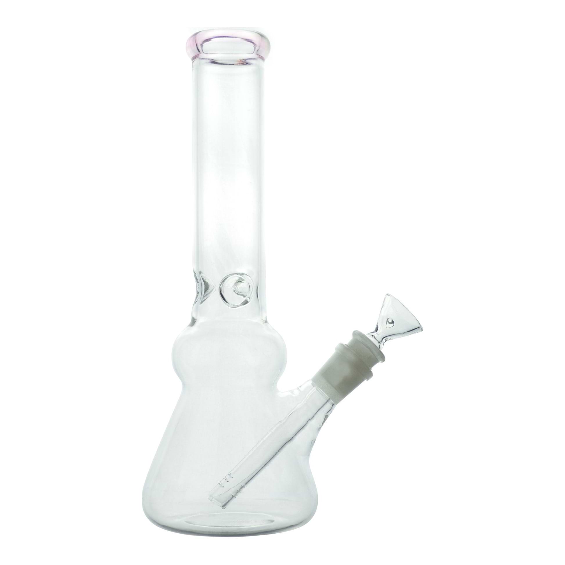 Pink All Glassed Up Bong - 10in