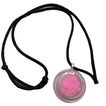 Doggface208 Pink Dab Diamond Pendant Necklace