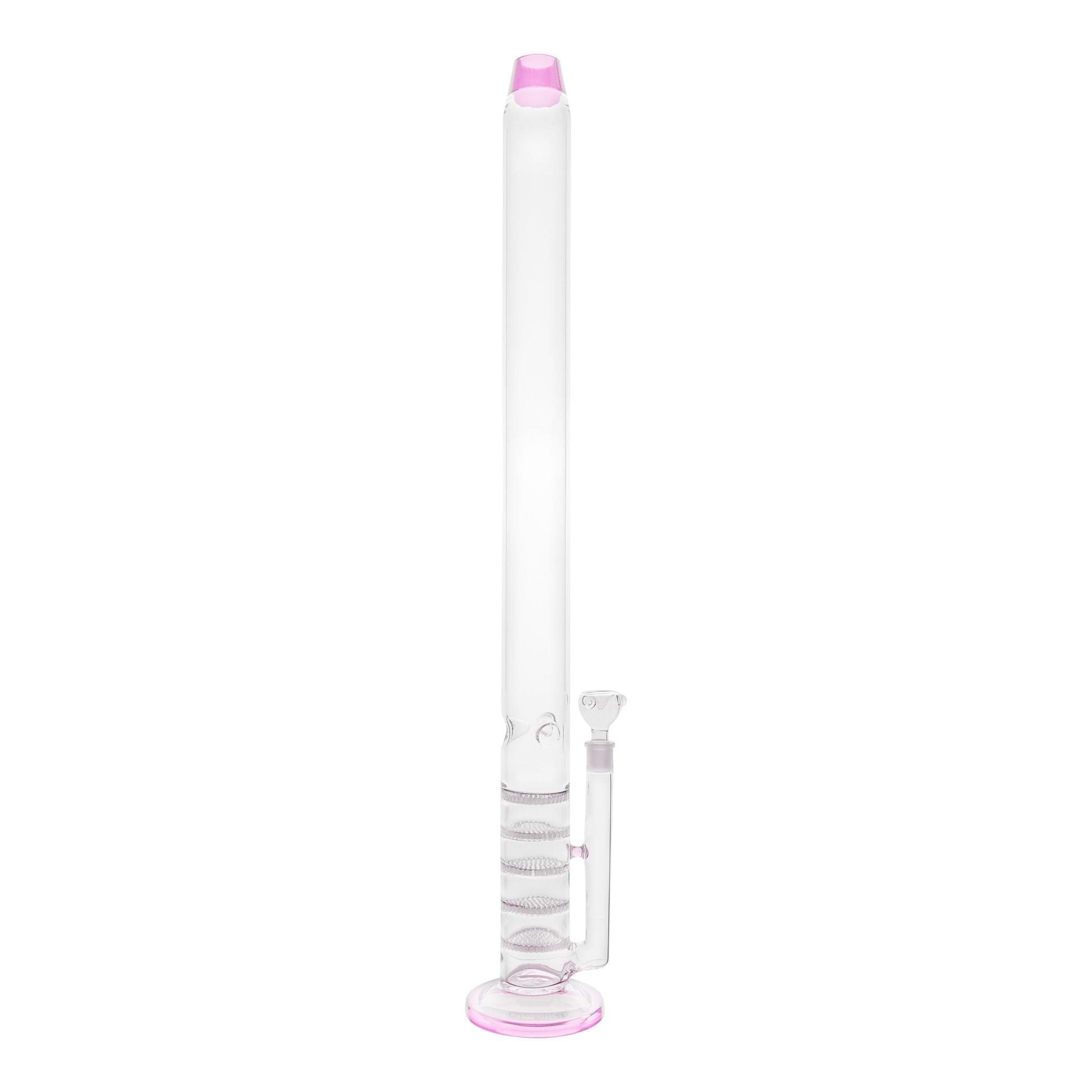 Pink Honeycomb Missile Bong - 35in