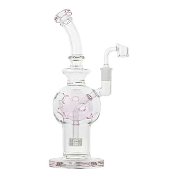 Pink Orb Dab Rig - 12in