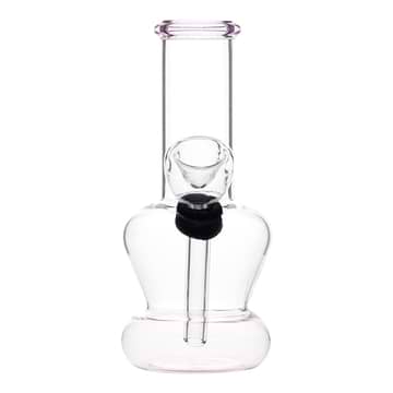 Pink Portable Two Tone Carb Bong - 5in