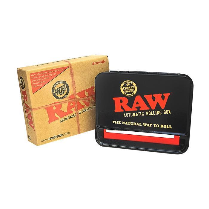 Raw 79mm Metal Auto-Roll Box - 4in
