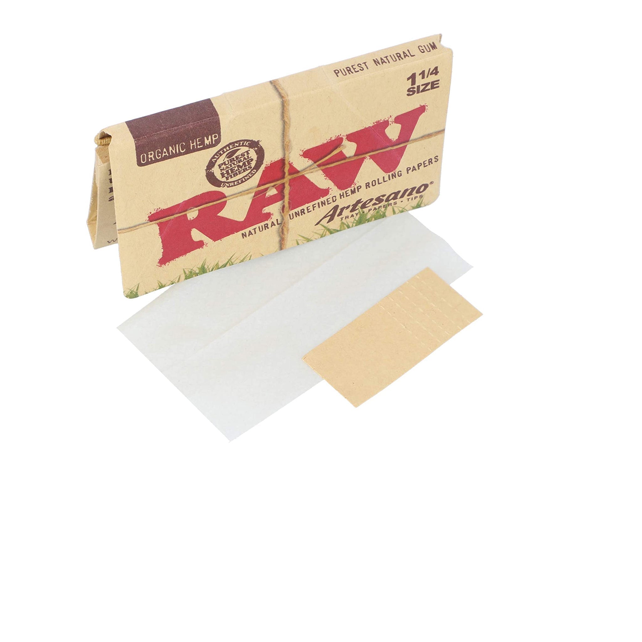 RAW Rolling Papers Organic Artesano 1 1/4 (2 Pack)