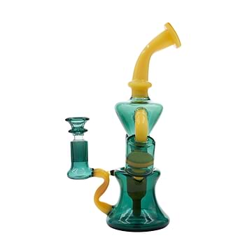 Recycling Spring Bud Bong - 9in