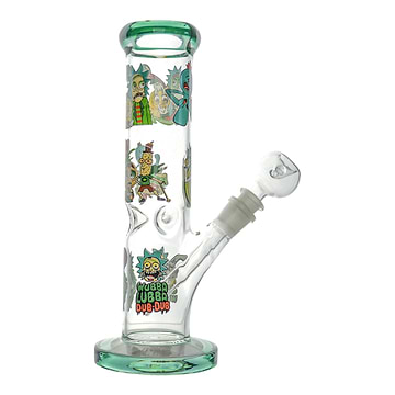 RnM Mania Bong - 10in Teal