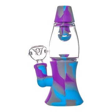 Silicone Lava Lamp Bong - 7in