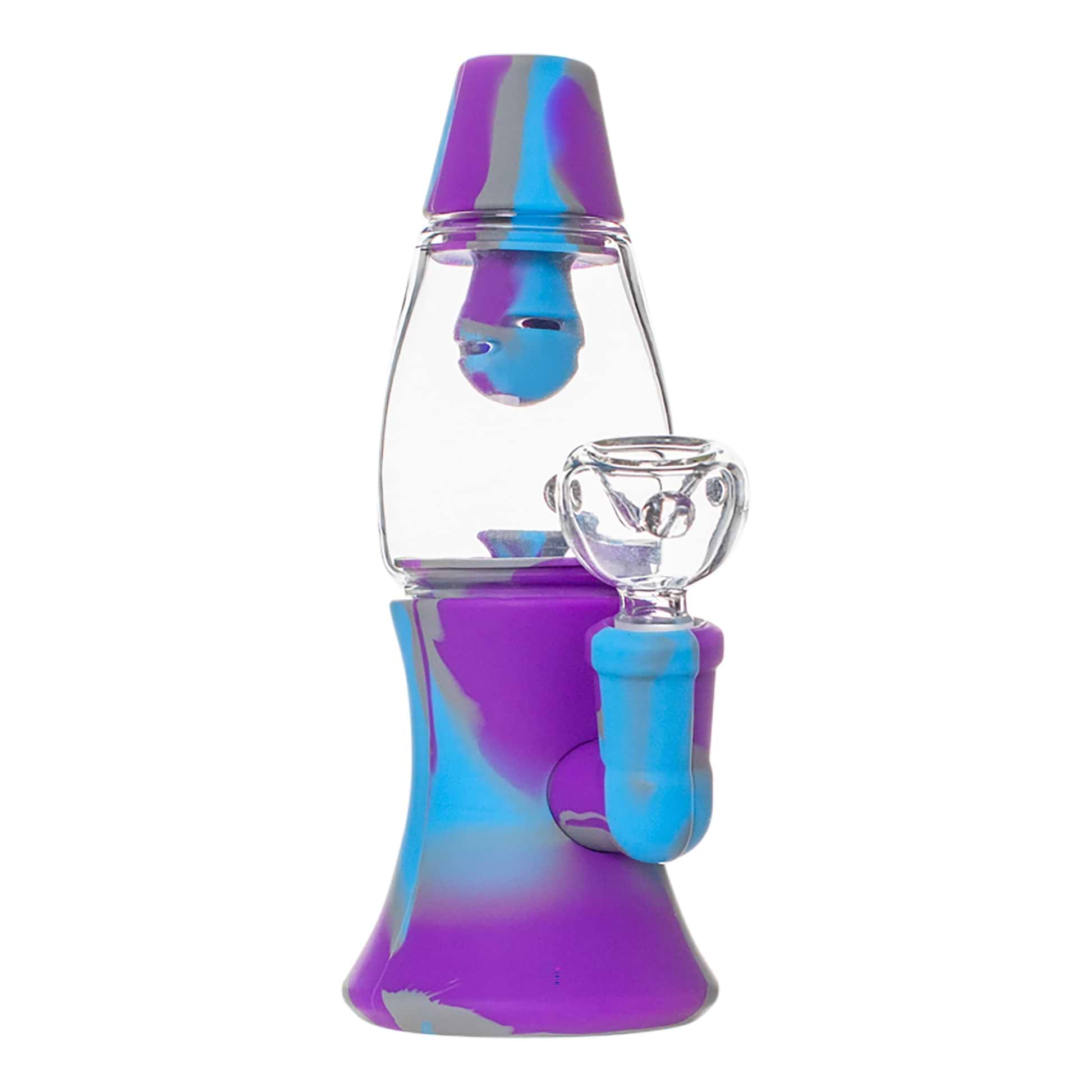 Silicone Lava Lamp Bong - 7in