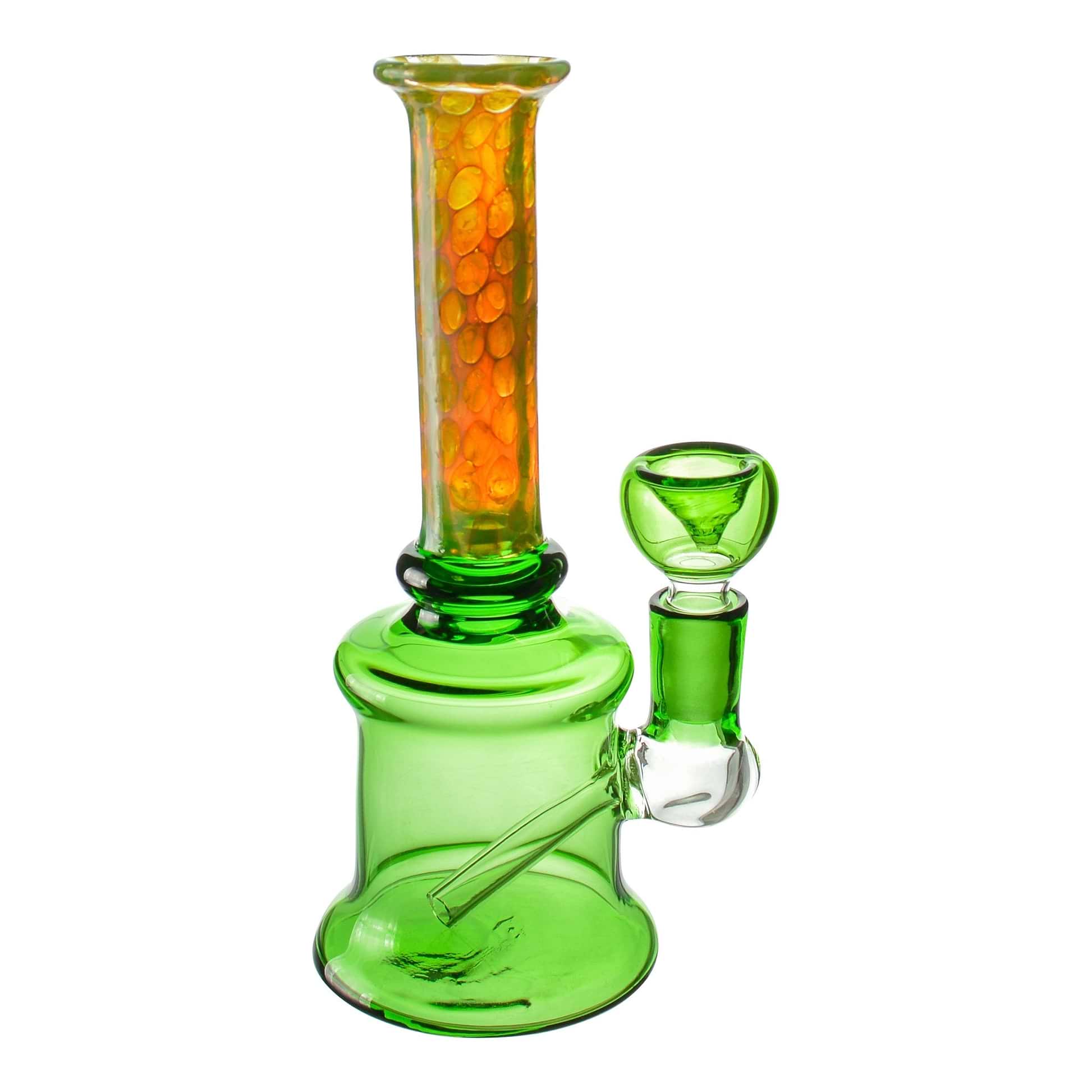 Spotted Bong - 7.5in Green
