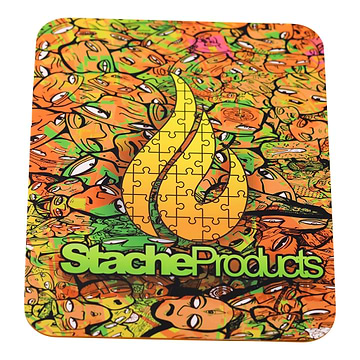 Stache Products Silicone Dab Mat - 8in Orange