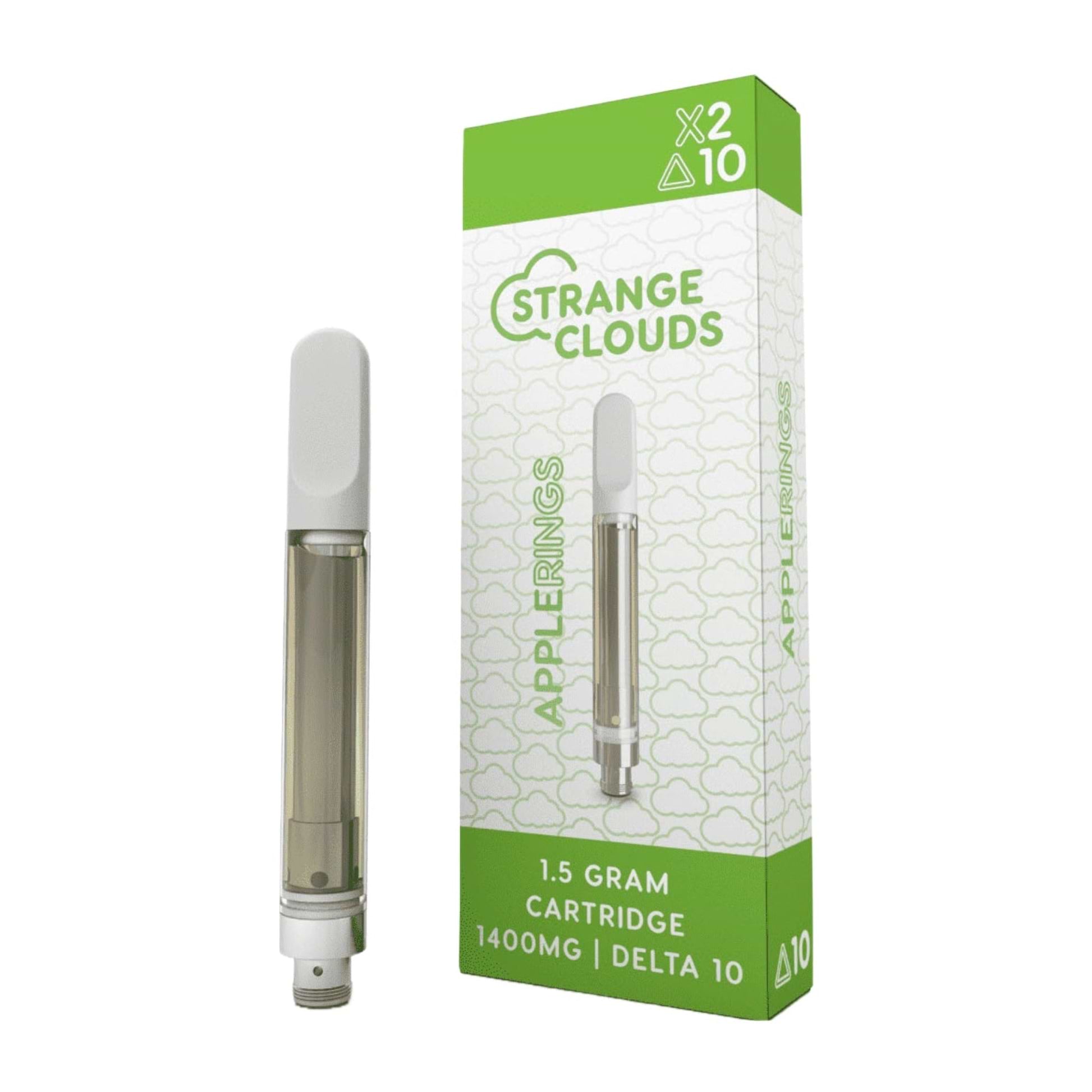 Strange Clouds Delta 10 Cartridge - 1400mg Apple Rings
