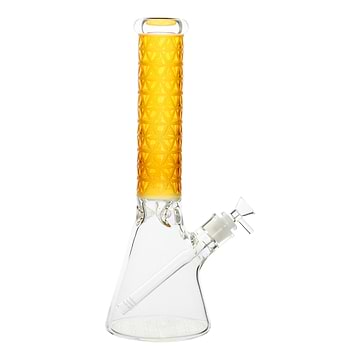 Tangent Triangle Bong - 14in Yellow