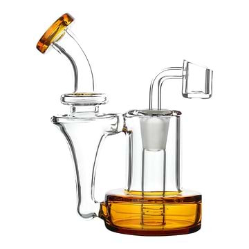 The Grappa Dab Rig - 5in Amber