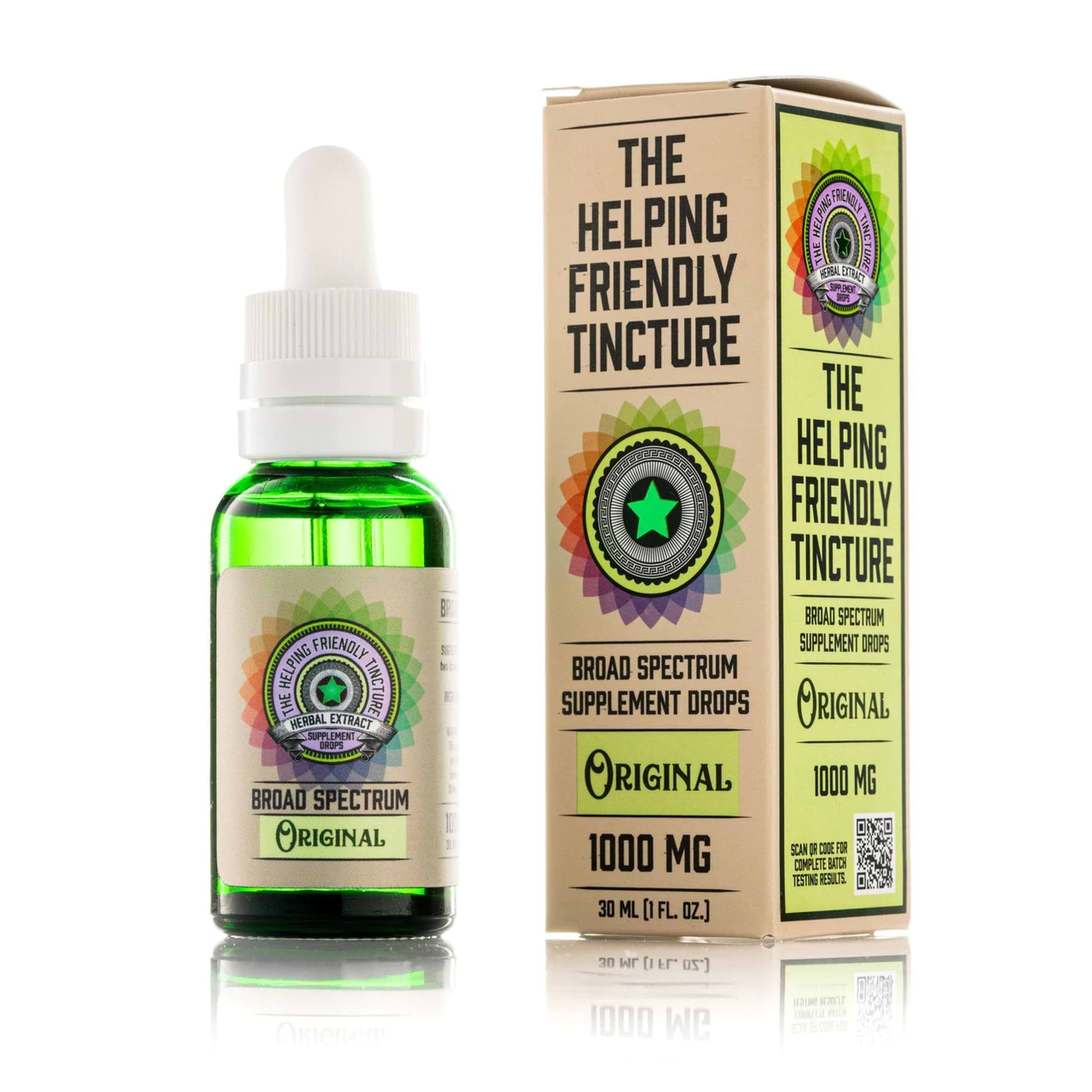 The Helping Friendly Broad Spectrum Tincture - 1000mg 1000mg / Original