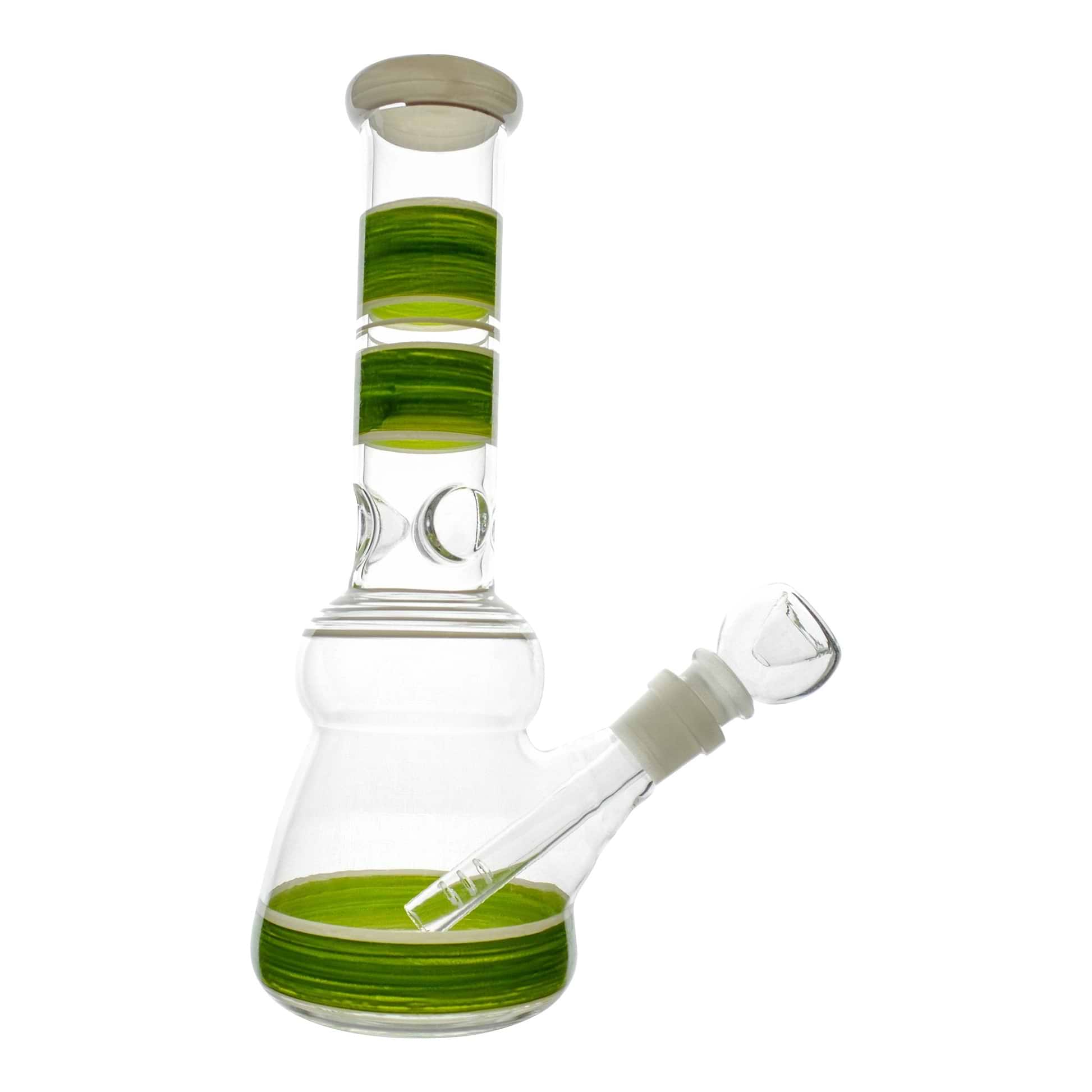 The Karate Bong - 10in Green