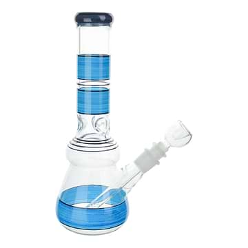 The Karate Bong - 10in Blue
