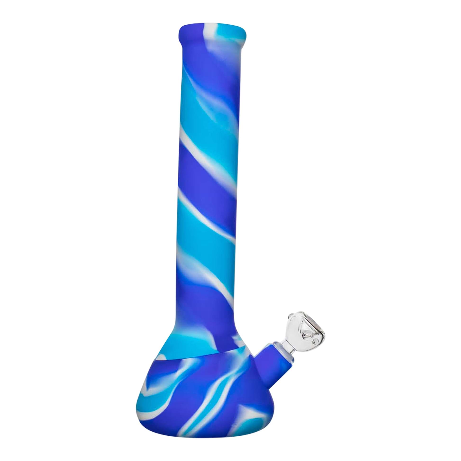 The Squeaky Silicone Beaker Bong - 13in Blue / Large