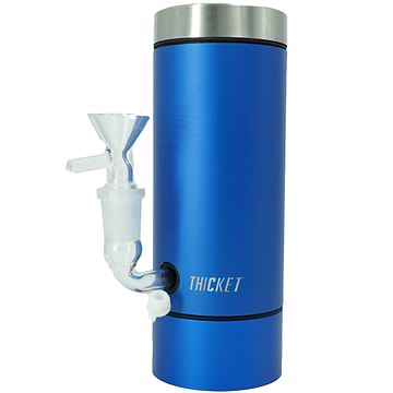 THICKET Discreet Water Pipe - 8in Blue