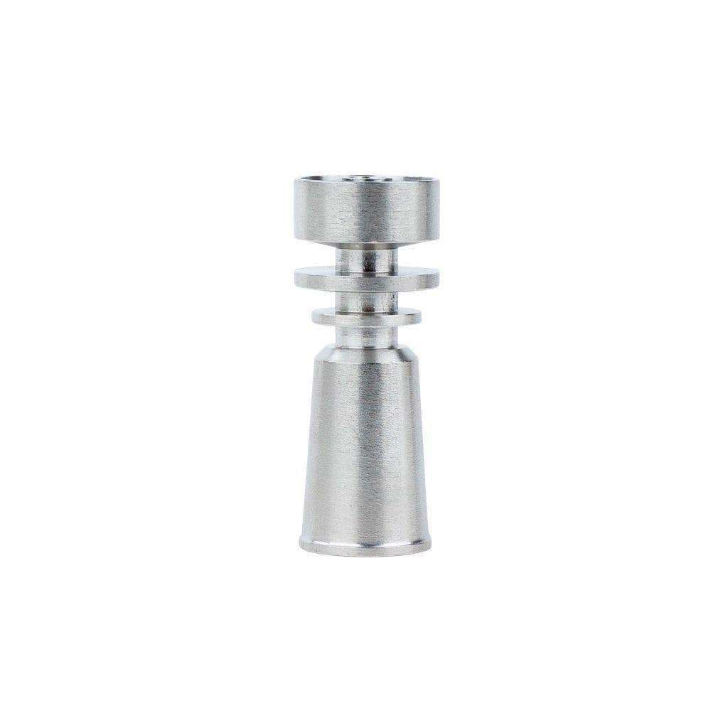 Highly durable domeless nail dab tool made of titanium fits all male and female joints with a smooth look