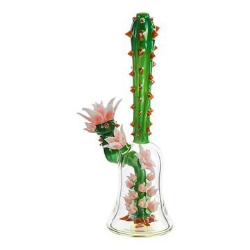 Unparalleled Glass Flower Perc Terrarium - 9in