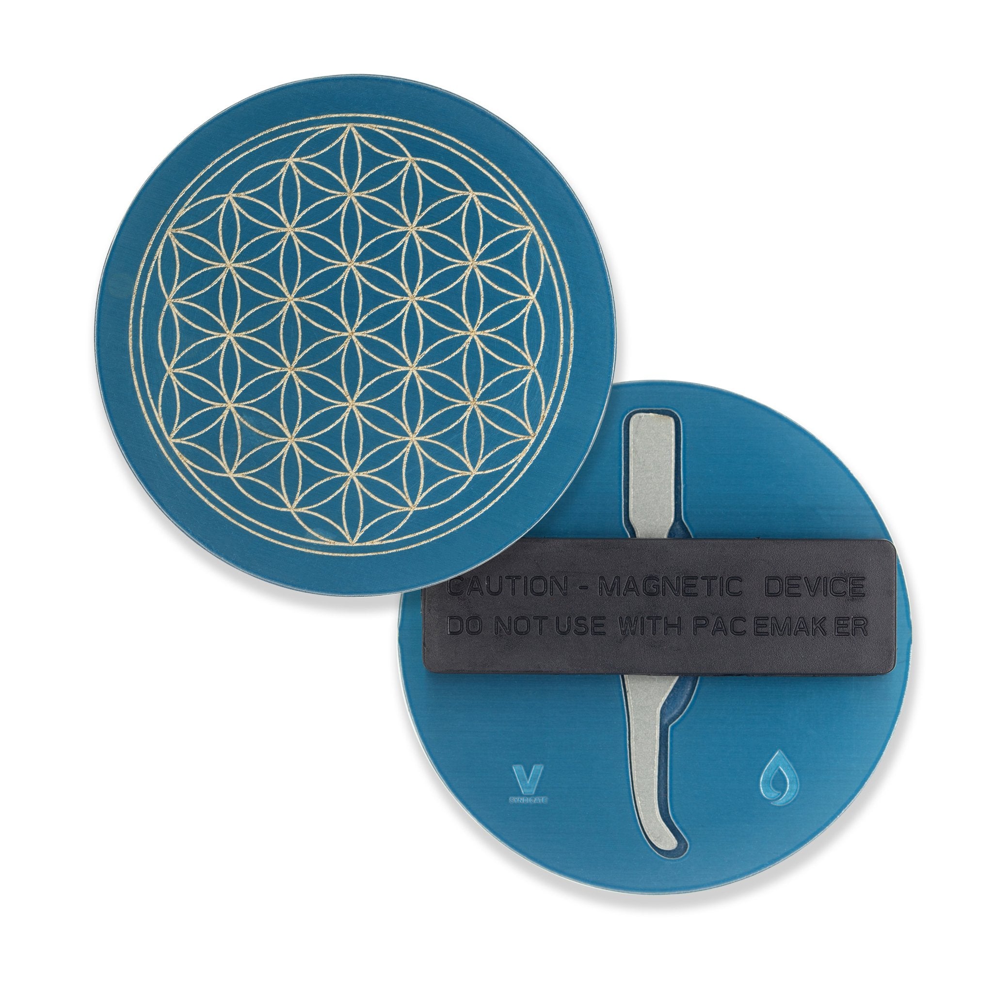 V Syndicate Flower of Life Dabit Hat Pin Blue