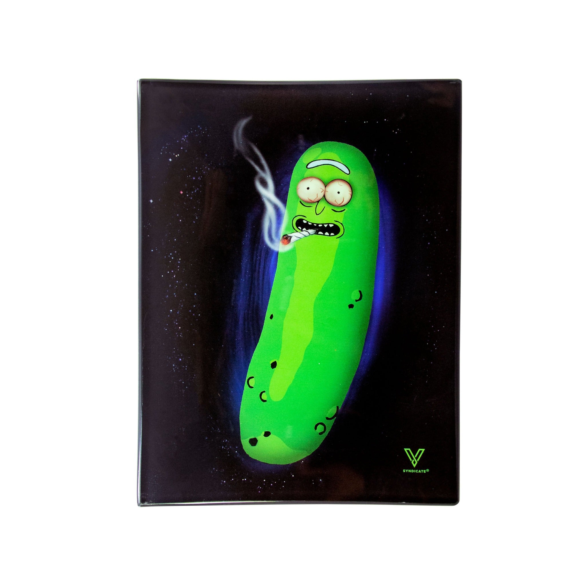 V Syndicate Pickle Glass Rolling Tray Small