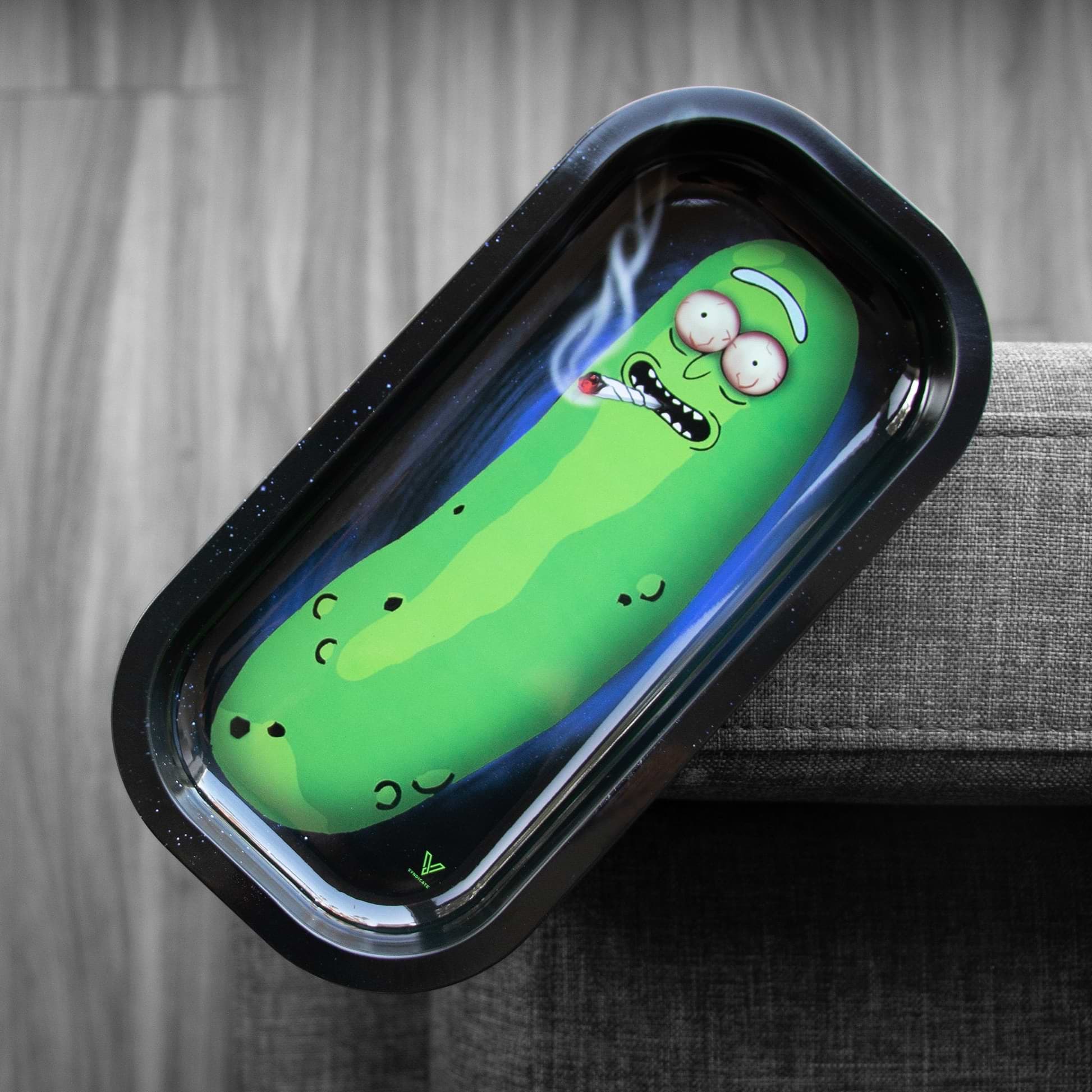 V Syndicate Pickle Metal Rolling Tray - 11in