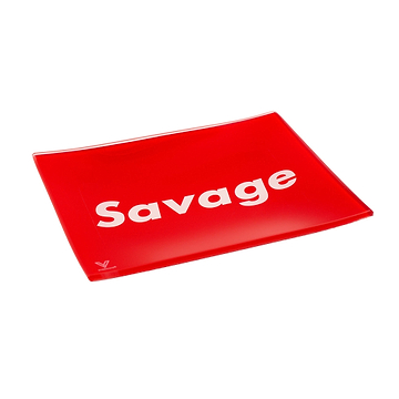 V Syndicate Savage Glass Rolling Tray